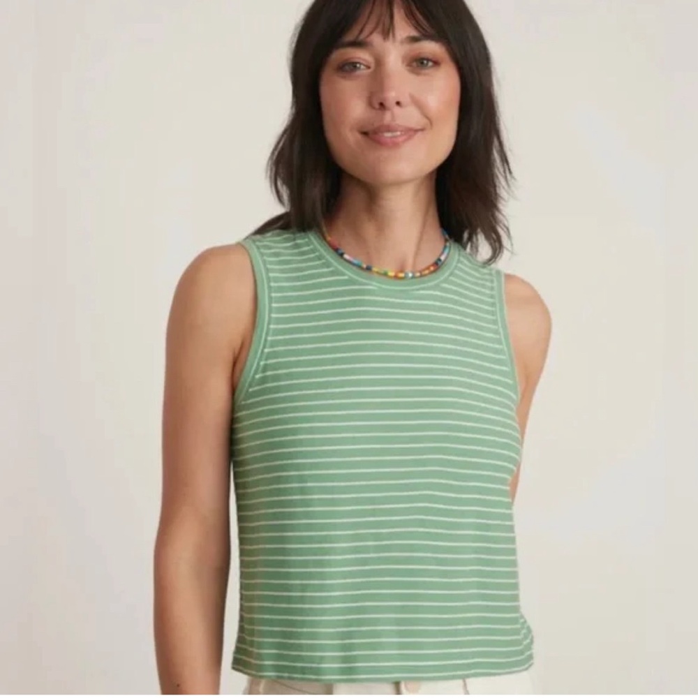 Marine Later Lydia Stripe Tank Top